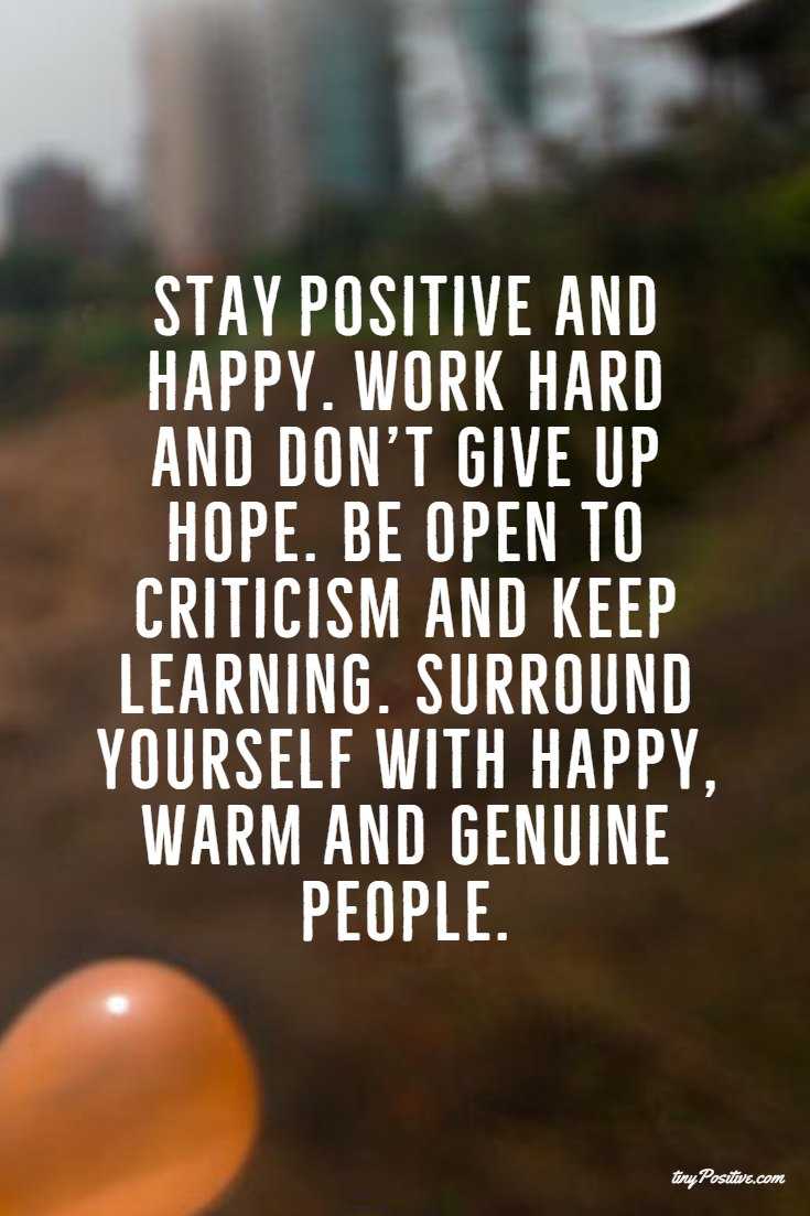 28 Stay Positive Quotes And Positive Thinking Sayings tiny Positive