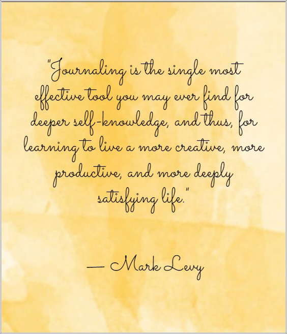 quote about journaling
