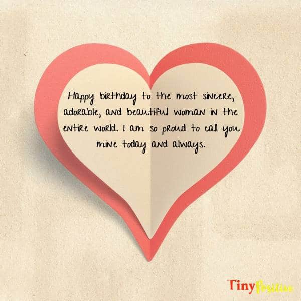 115 Romantic Birthday Wishes & Messages - Birthday Quotes – Tiny Positive