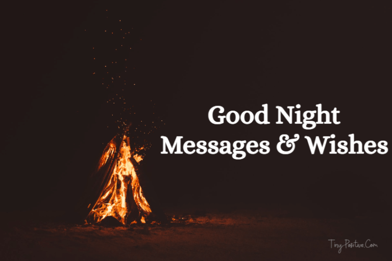 140 Good Night Messages, BEST Wishes and Quotes – Tiny Positive