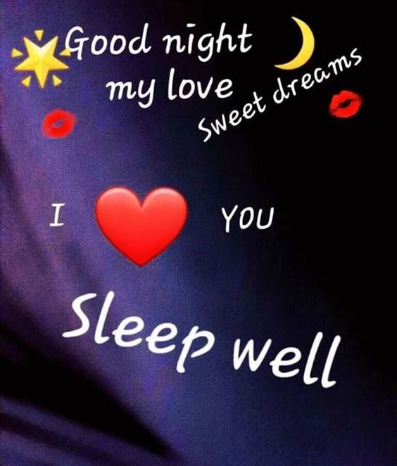 good night quotes to my sweetheart