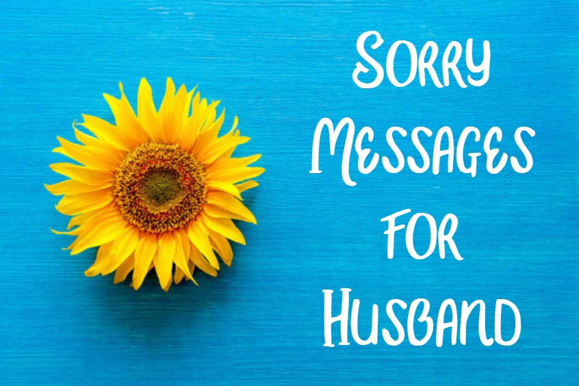 What to Write Sorry Messages For Husband Notes Quotes