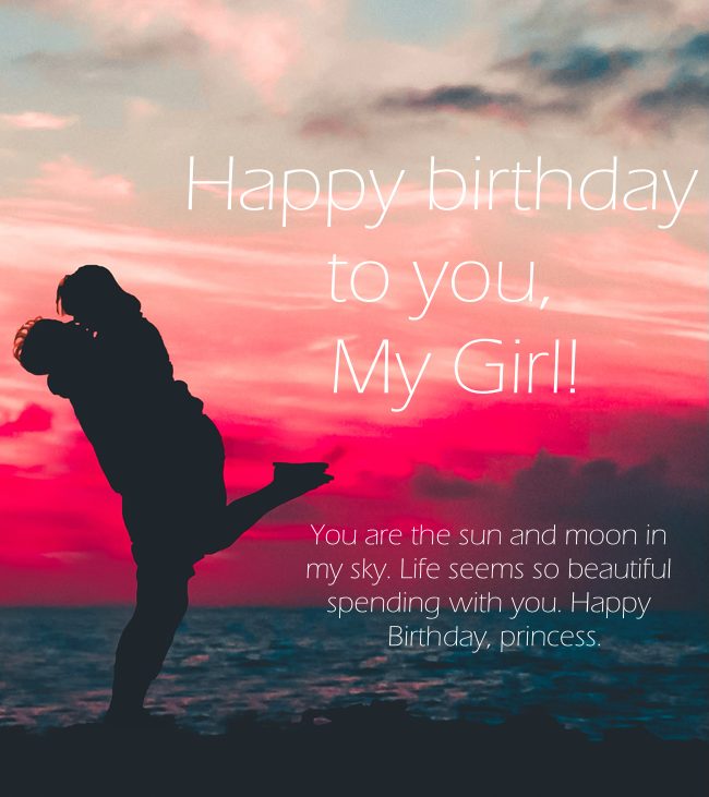 birthday wishes to my girlfriend