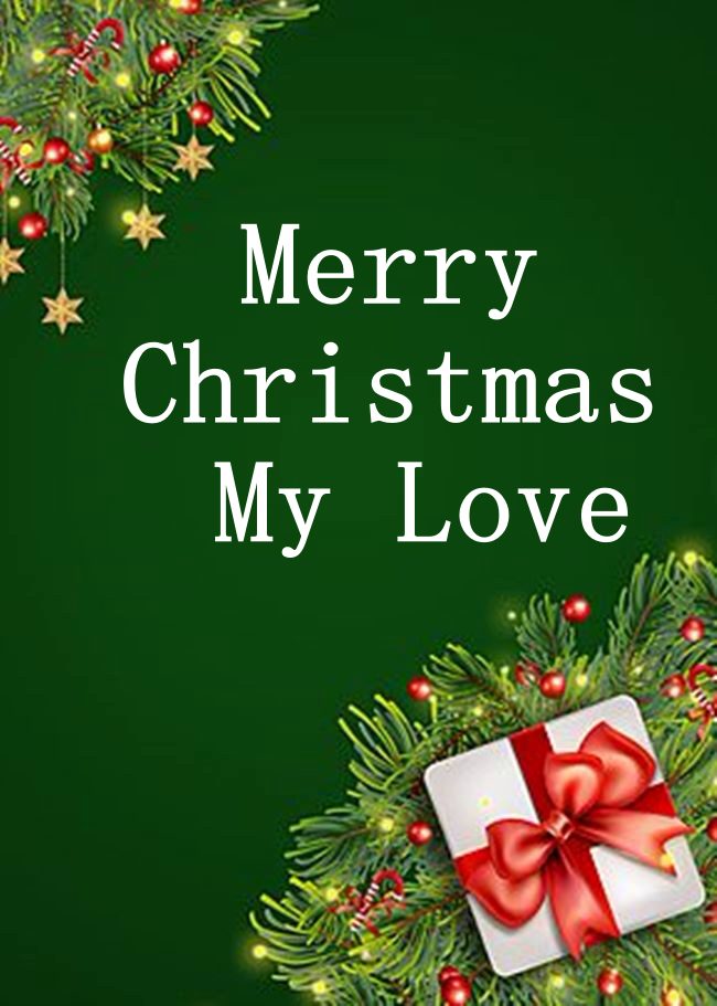 love romantic christmas wishes