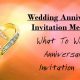 Wedding Anniversary Invitation Messages What To Write Anniversary Invitation Card