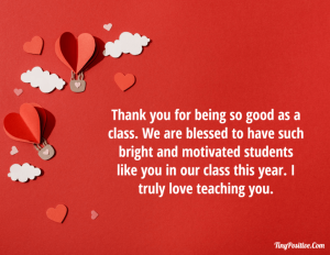 70 Thank You Messages For Students From Teacher – Tiny Positive