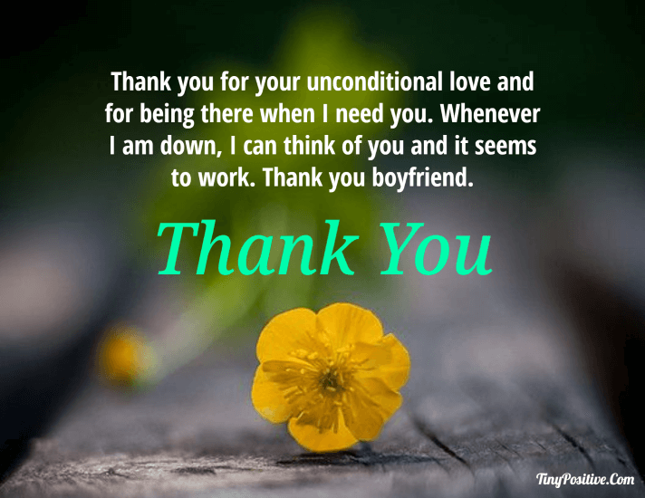 Thank You Messages for Boyfriend