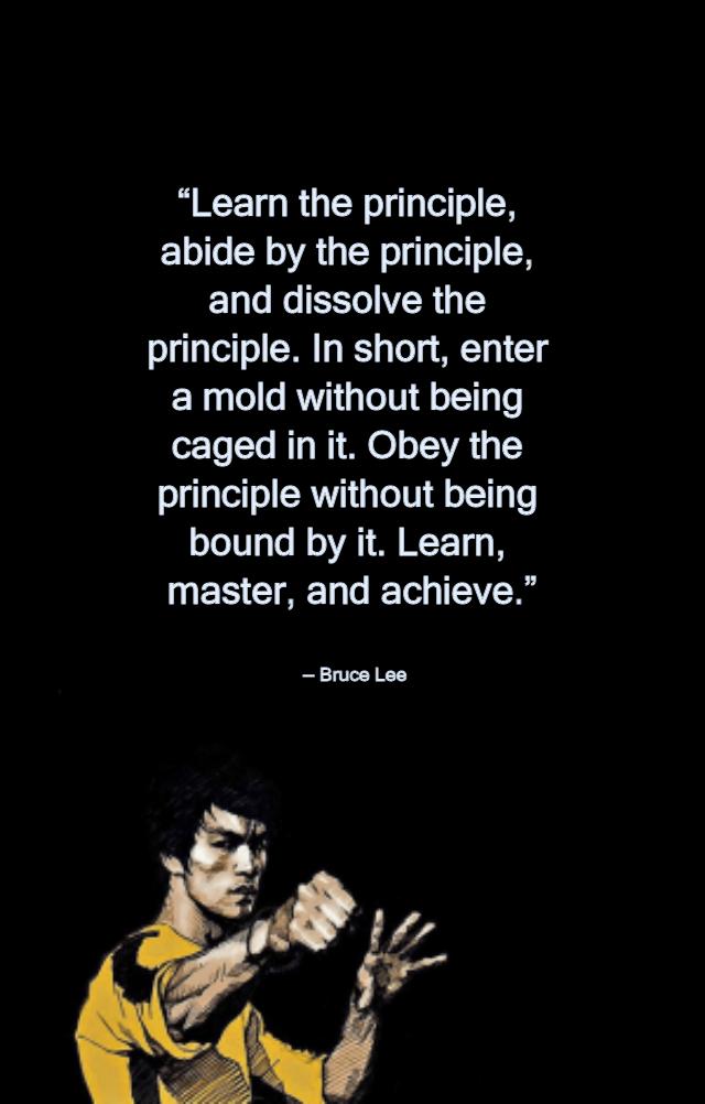 Bruce Lee quotes 1000 kicks copy and paste