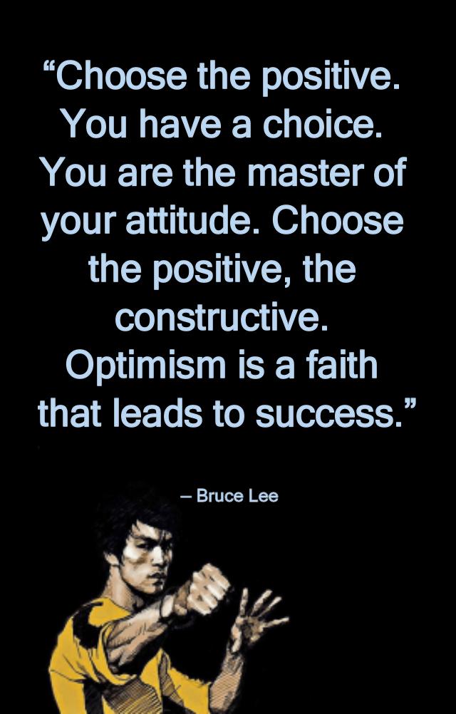 Bruce Lee quotes on positive thinking copy and paste