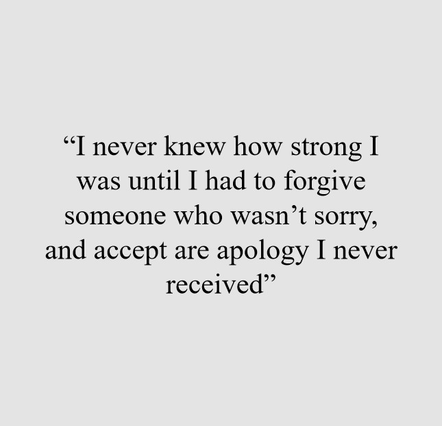 Forgiveness is not for the other person Quotes