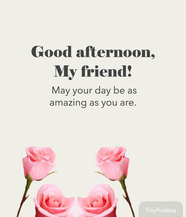 Beautiful Good Afternoon Wishes for Friends and Family