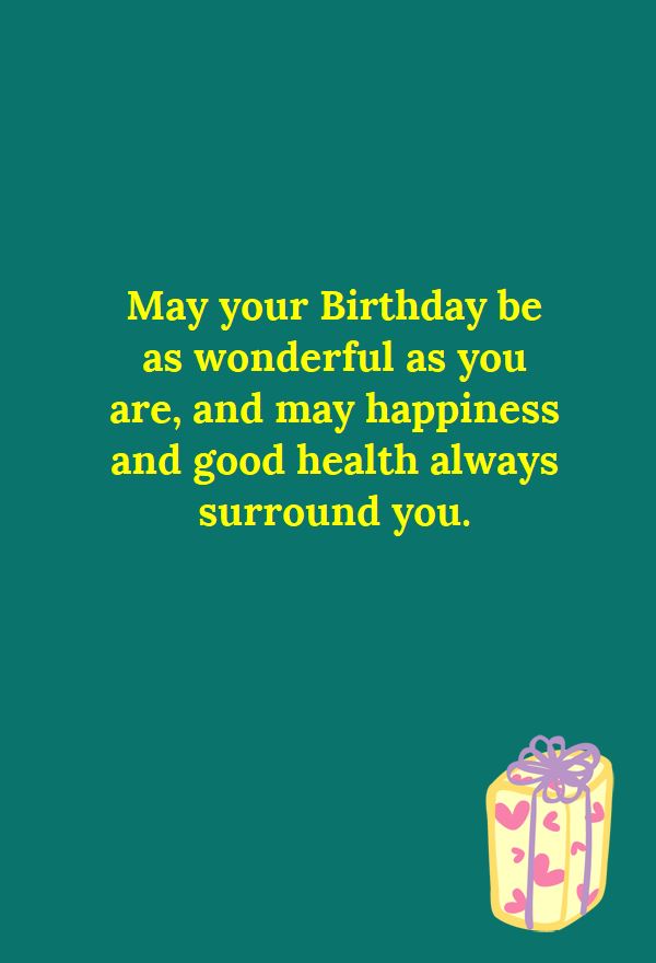 Good Health Birthday Wishes And Long Life