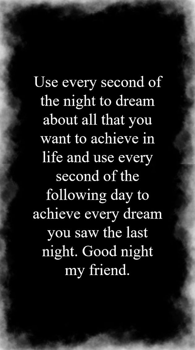 Good Night Sayings for Friends and Photos