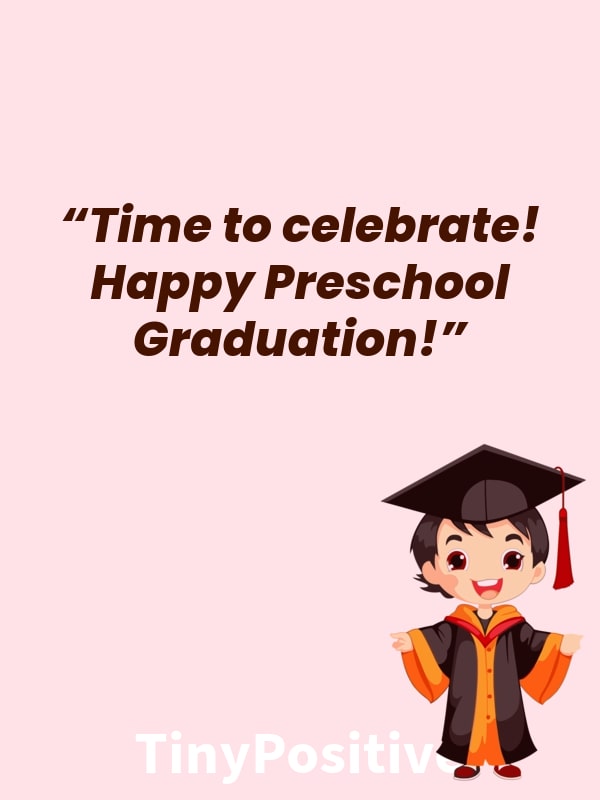 Preschool Graduation Messages from Teacher
