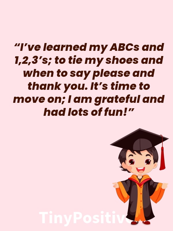 Preschool Graduation Quotes and Sayings