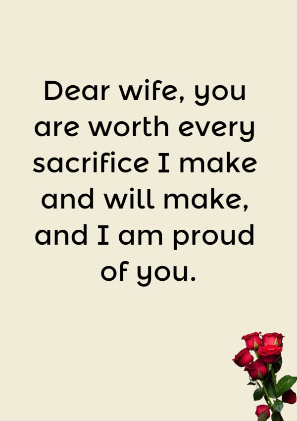 Romantic Quotes For Wife and Images