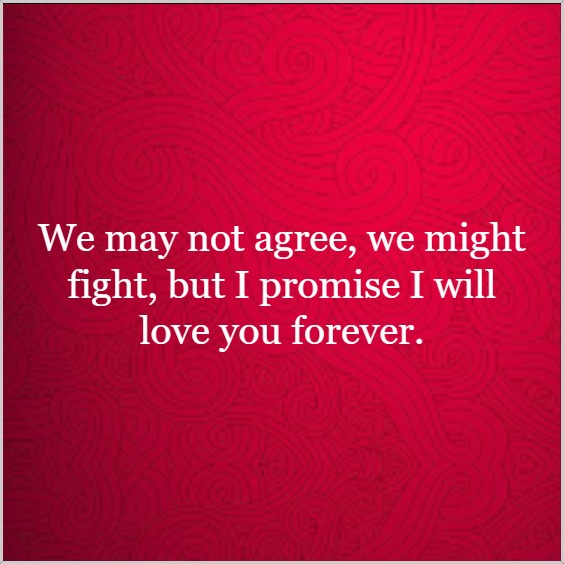 promise sms for love