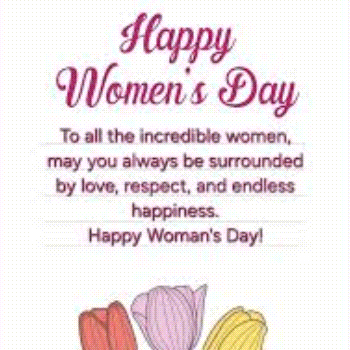 Happy Women's Day GIFs March 8